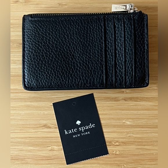 Kate Spade Dumpling Pebbled Leather Small Wallet / Card Case - Picture 2 of 3